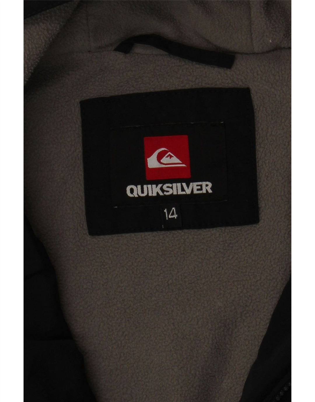 Wyściełana kurtka chłopięca z kapturem Quiksilver 13-14 lat, czarna