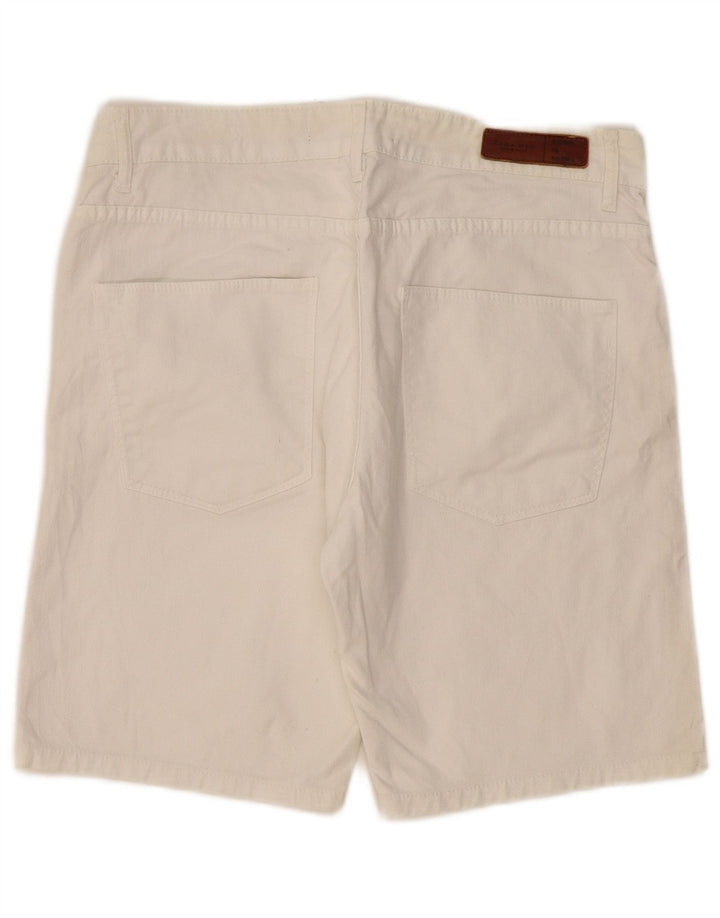 Męskie spodenki jeansowe Zara EU 44 Large W34 białe