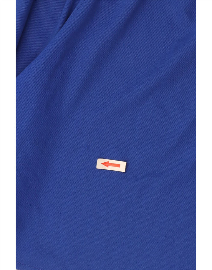 Męskie spodenki sportowe Adidas Climalite, duże, niebieskie, poliestrowe