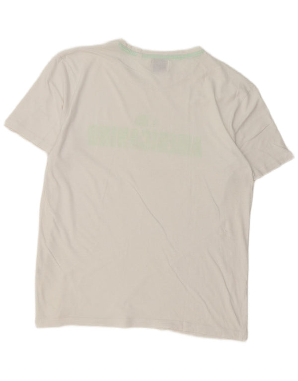Męska koszulka Americanino Regular Graphic Top, średnia biała bawełna