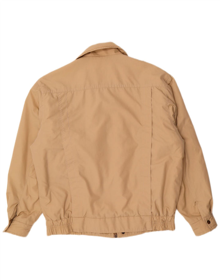 Vintage męska wojskowa kurtka bomber UK 42 XL beżowa