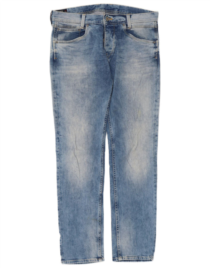 PEPE Jeans Damskie proste dżinsy W33 L32 Niebieskie bawełniane