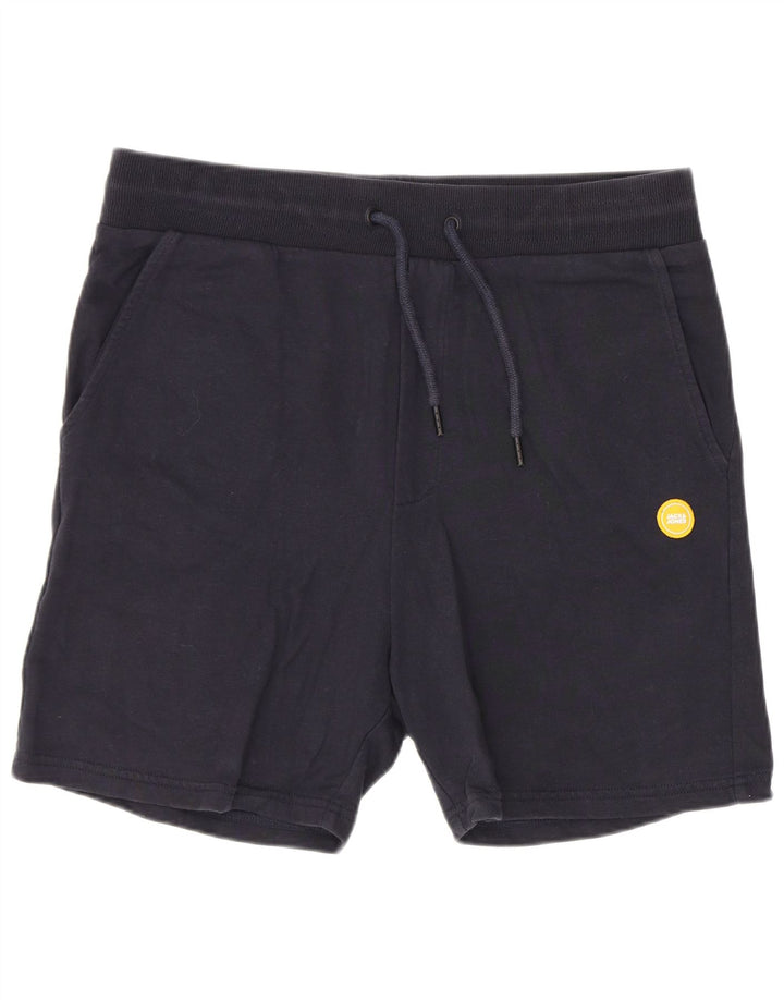 Męskie spodenki sportowe Jack & Jones, średnie, granatowe, bawełniane