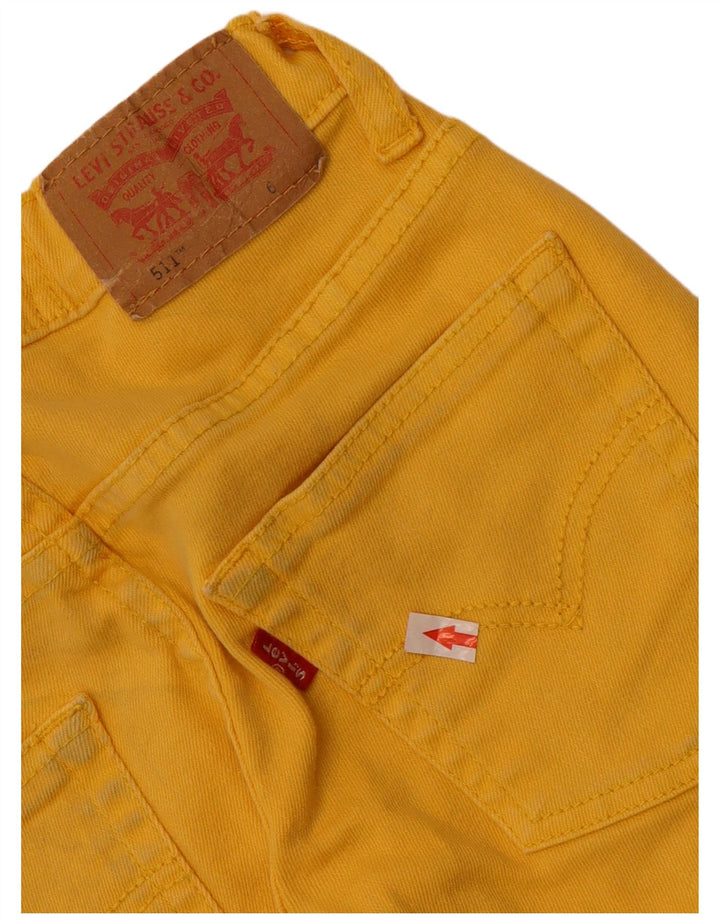 Levi's Boys 511 Slim Jeans 5-6 lat W22 L21 Żółta bawełna