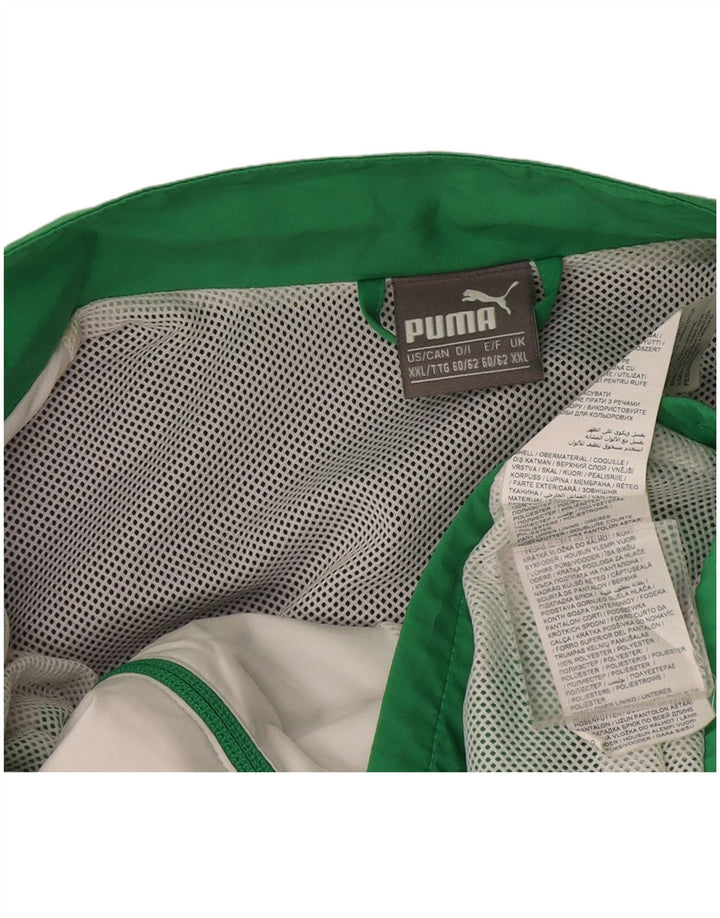 Męska kurtka dresowa Puma 2XL Granatowy poliester z blokami kolorów