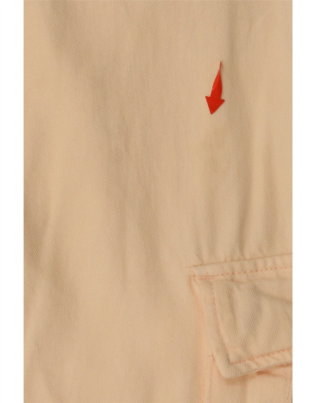 Damskie zwężane spodnie cargo z wysokim stanem LEVI W24 L28 Różowa bawełna