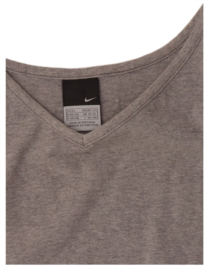 Damski top Nike Crop Cami Top UK 14/16, duży, szary