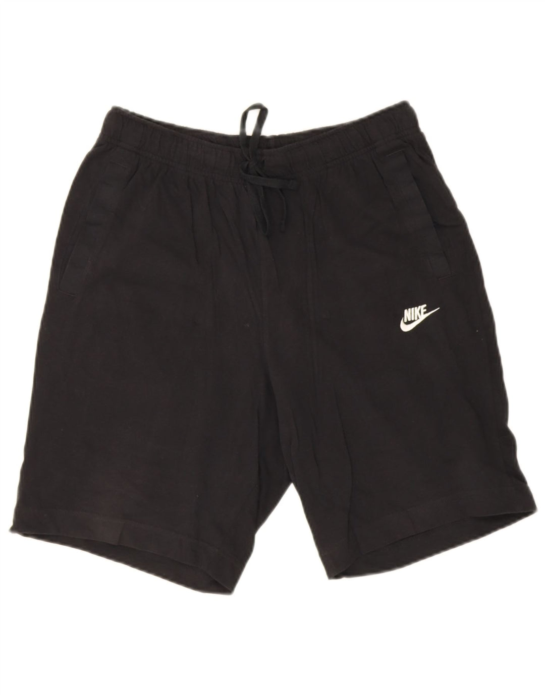 Męskie spodenki sportowe Nike, średniej wielkości, czarne, bawełniane