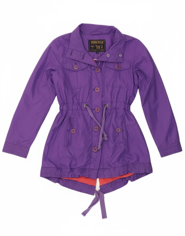 Kurtka dziewczęca Woolrich Parka 7-8 lat fioletowa
