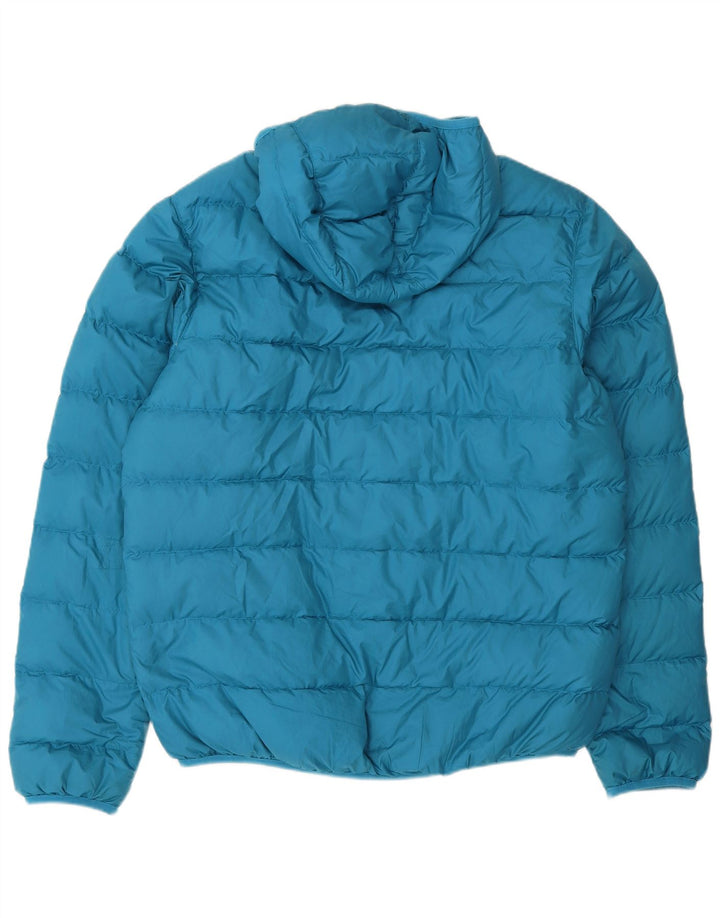 Męska ocieplana kurtka z kapturem Jack Wolfskin UK 40/42, duży niebieski poliester