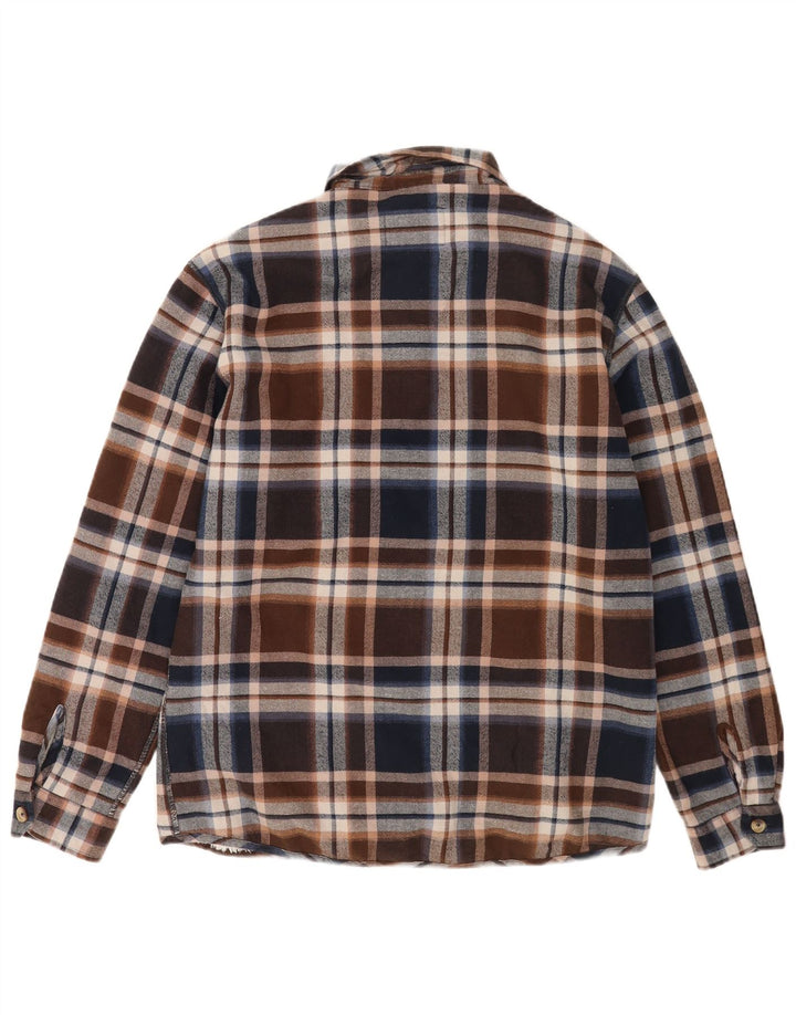 Męska koszula flanelowa Carrera Lumberjack w średnią brązową kratkę