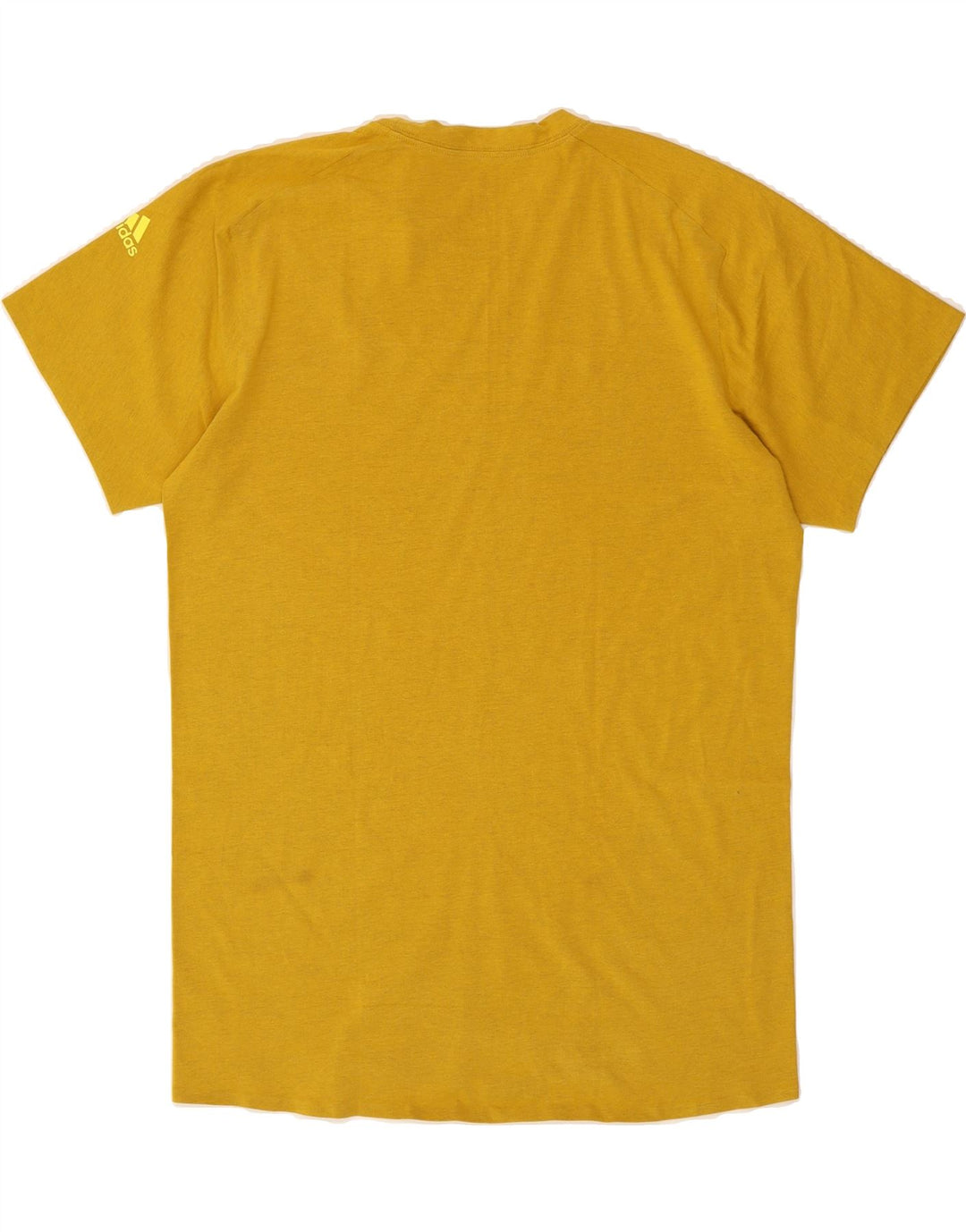 ADIDAS Mens T-Shirt Top UK 40/42 Medium Yellow Vintage Adidas and Second-Hand Adidas from Messina Hembry 
