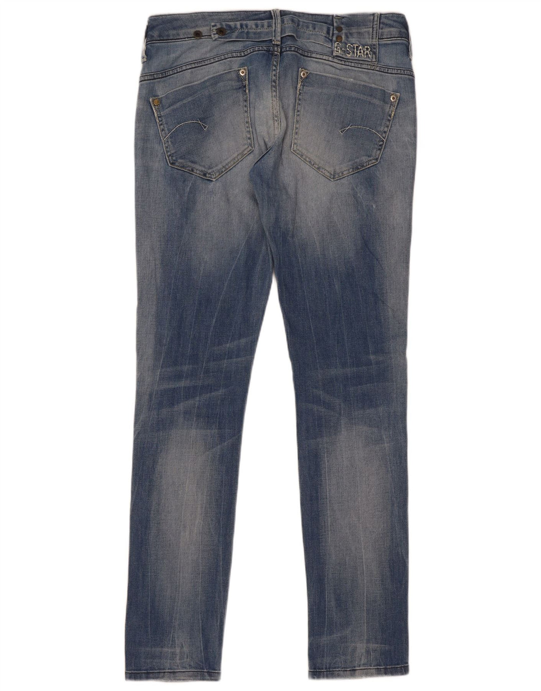 Damskie jeansy slim G-Star W34 L32 Niebieskie