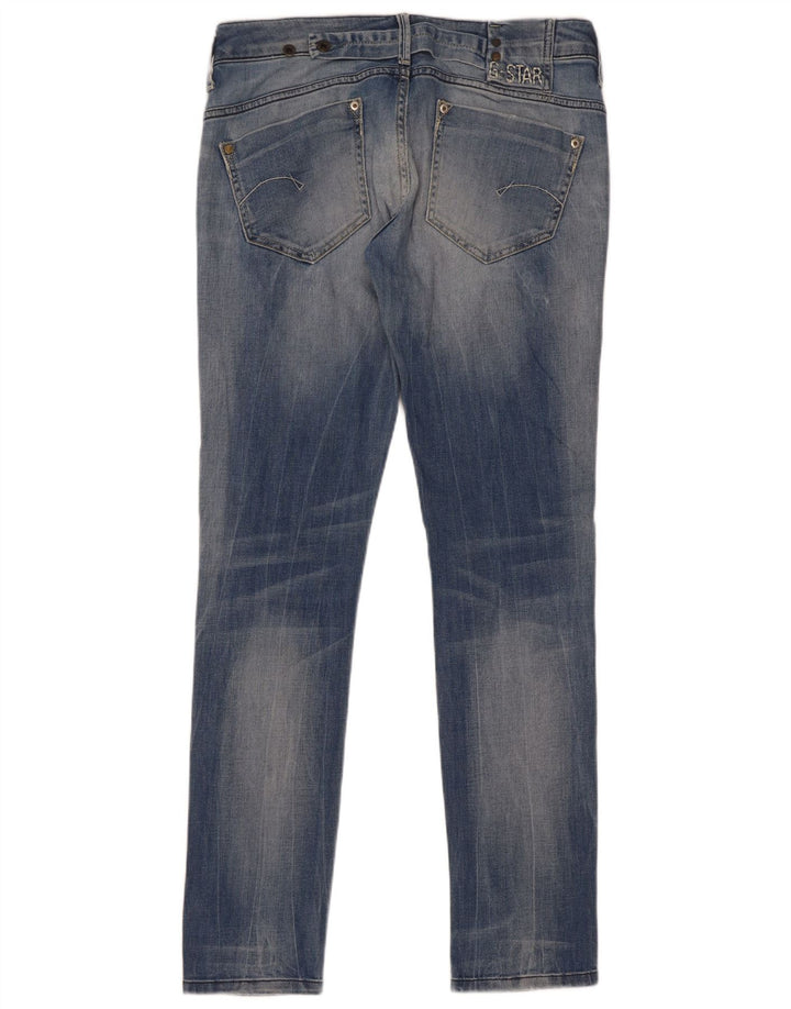 Damskie jeansy slim G-Star W34 L32 Niebieskie