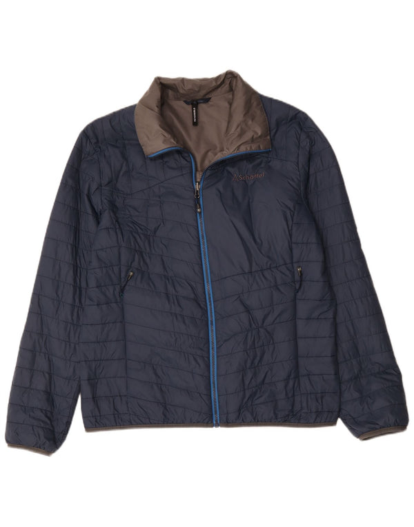 Męska ocieplana kurtka Schoffel UK 44 2XL Granatowy poliamid