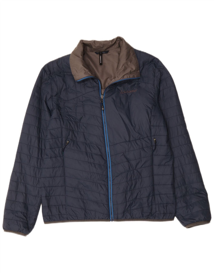 Męska ocieplana kurtka Schoffel UK 44 2XL Granatowy poliamid