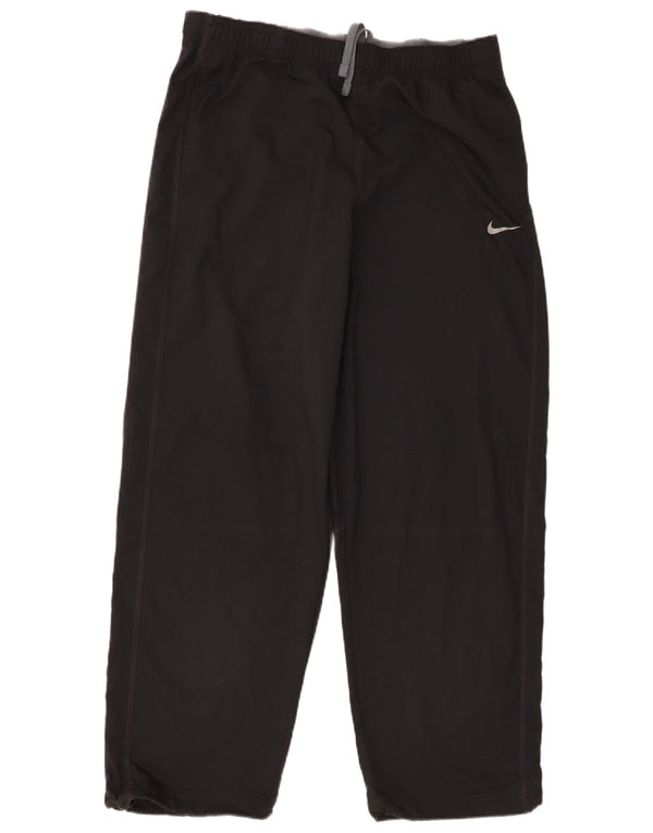 Męskie spodnie dresowe Nike Dri Fit, duże, czarne, poliestrowe