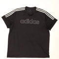 Adidas Męska koszulka Climalite Graphic Top 2XL Czarny poliester