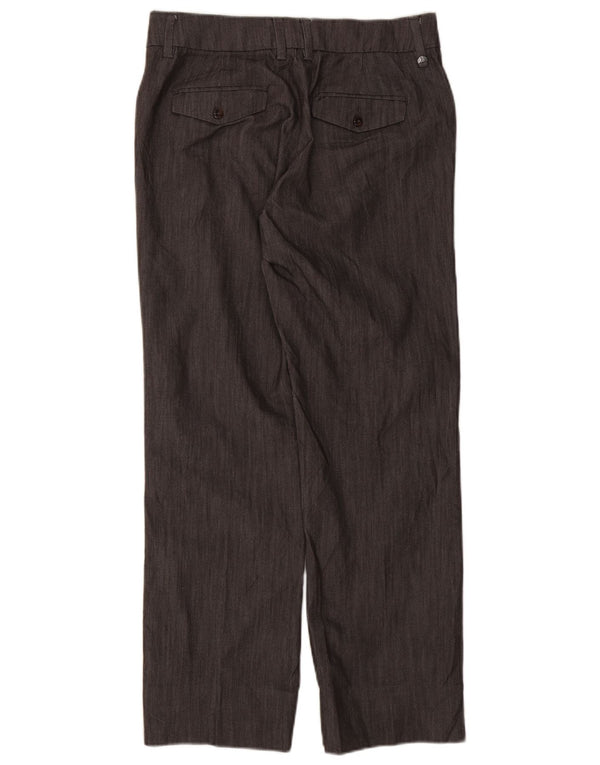 Damskie proste spodnie Lee US 8 Medium W30 L29 Szara bawełna
