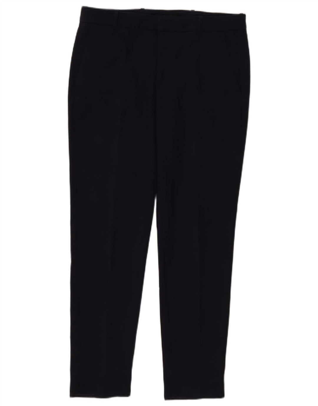 Spodnie damskie Zara Slim Suit, duże W33 L30, granatowe