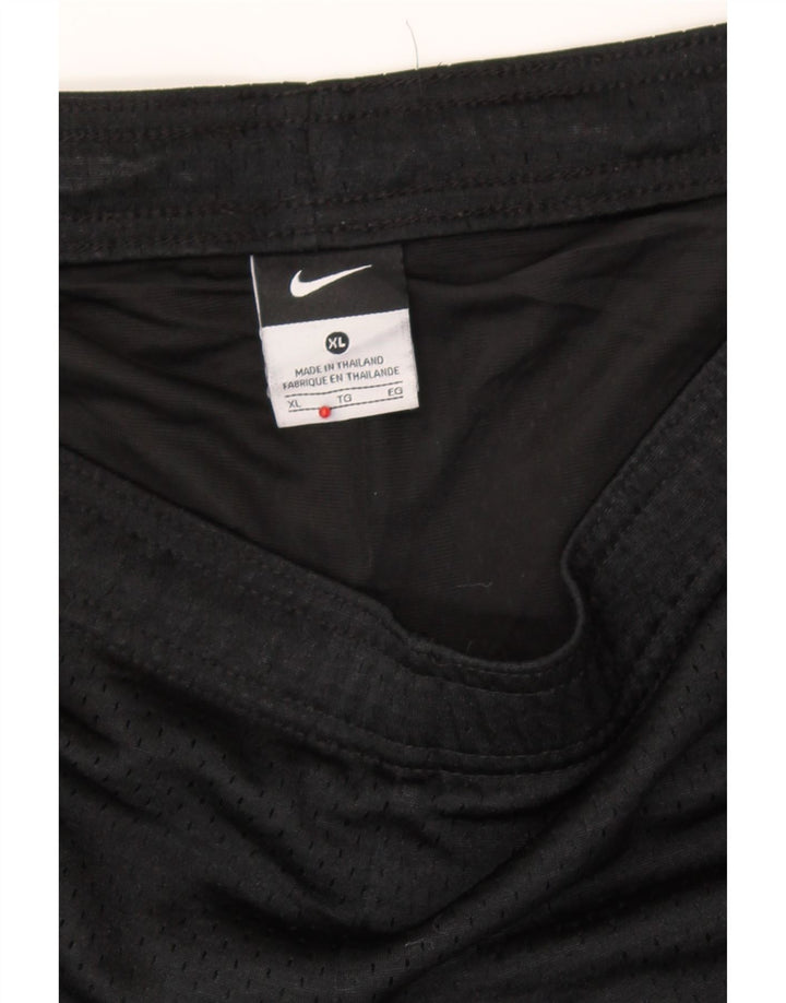 NIKE Womens Sport Shorts UK 18 XL  Black Polyester Vintage Nike and Second-Hand Nike from Messina Hembry 