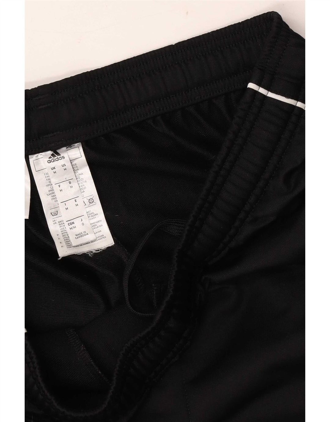 Adidas Męskie spodnie dresowe Joggery Średni czarny poliester