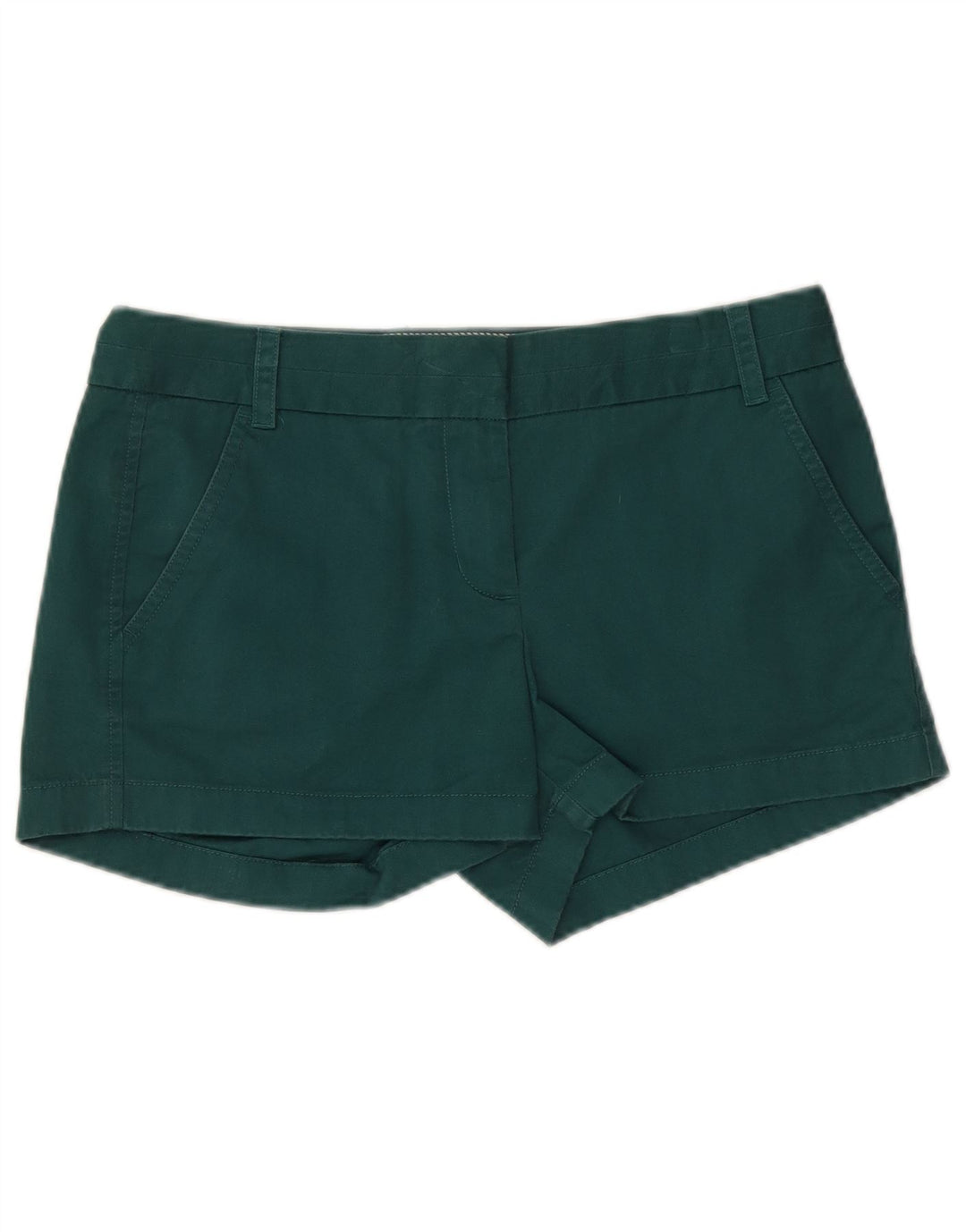 Damskie spodenki chino J. CREW US 4 małe W32, zielone, bawełniane