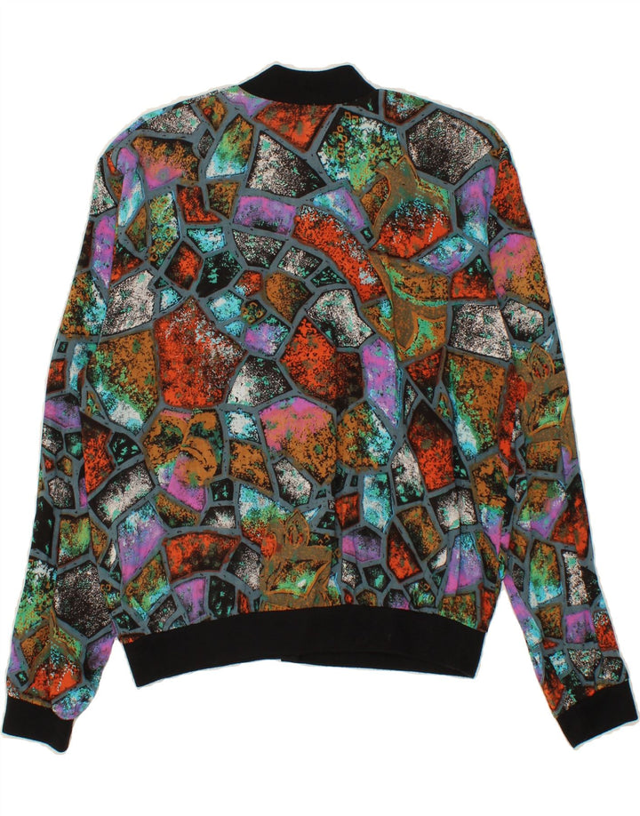 VINTAGE Womens Shirt Blouse UK 16 Large Multicoloured Patchwork Vintage Vintage and Second-Hand Vintage from Messina Hembry 