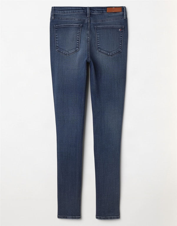 Damskie jeansy Tommy Hilfiger Harlem Ultra Skinny W31 L32 Granatowa bawełna