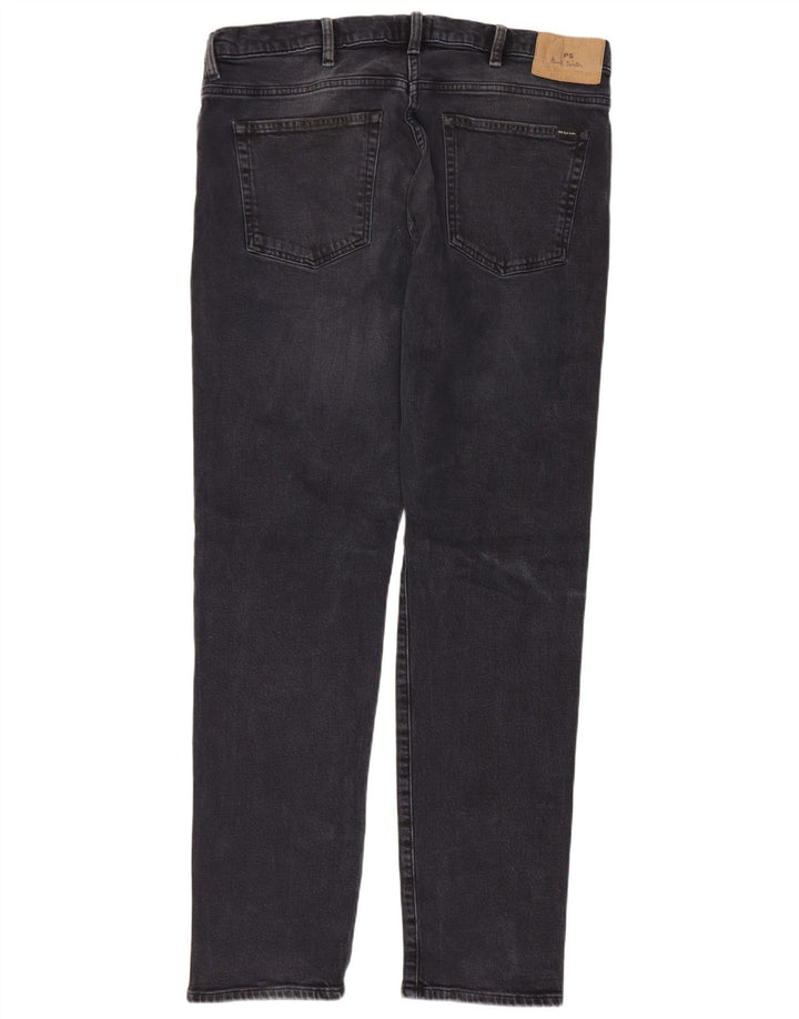 PAUL SMITH Męskie jeansy slim W33 L30 Niebieska bawełna