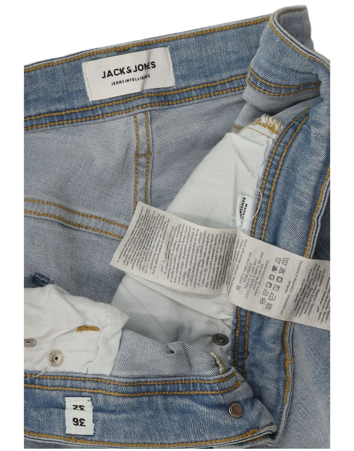 Męskie jeansy Jack & Jones GLENN Slim W36 L32 Niebieska bawełna