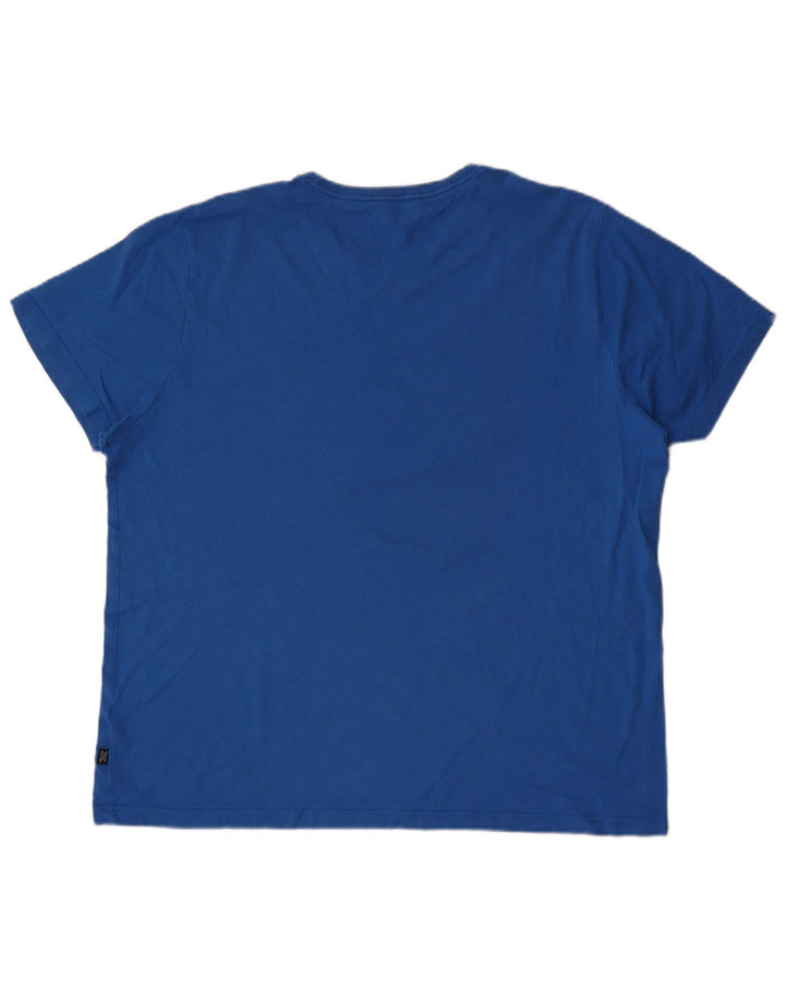 Męska koszulka Puma Top XL, niebieska, bawełniana