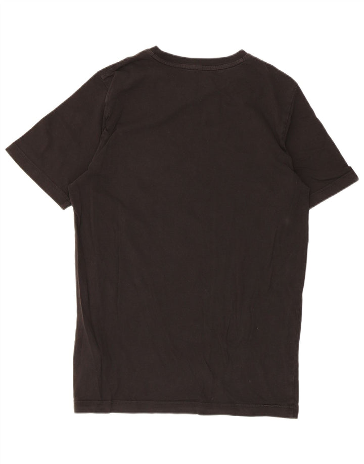 Męski T-shirt z grafiką Puma, mały, czarny, bawełniany