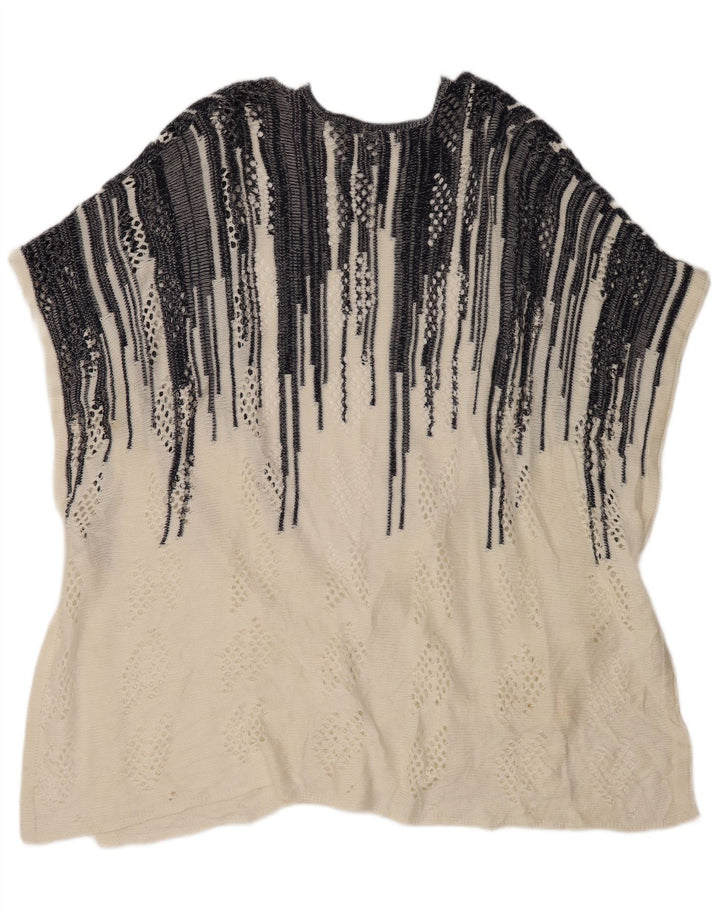 Marks & Spencer Damski sweter oversize z długim rękawem, UK 18 XL, biały