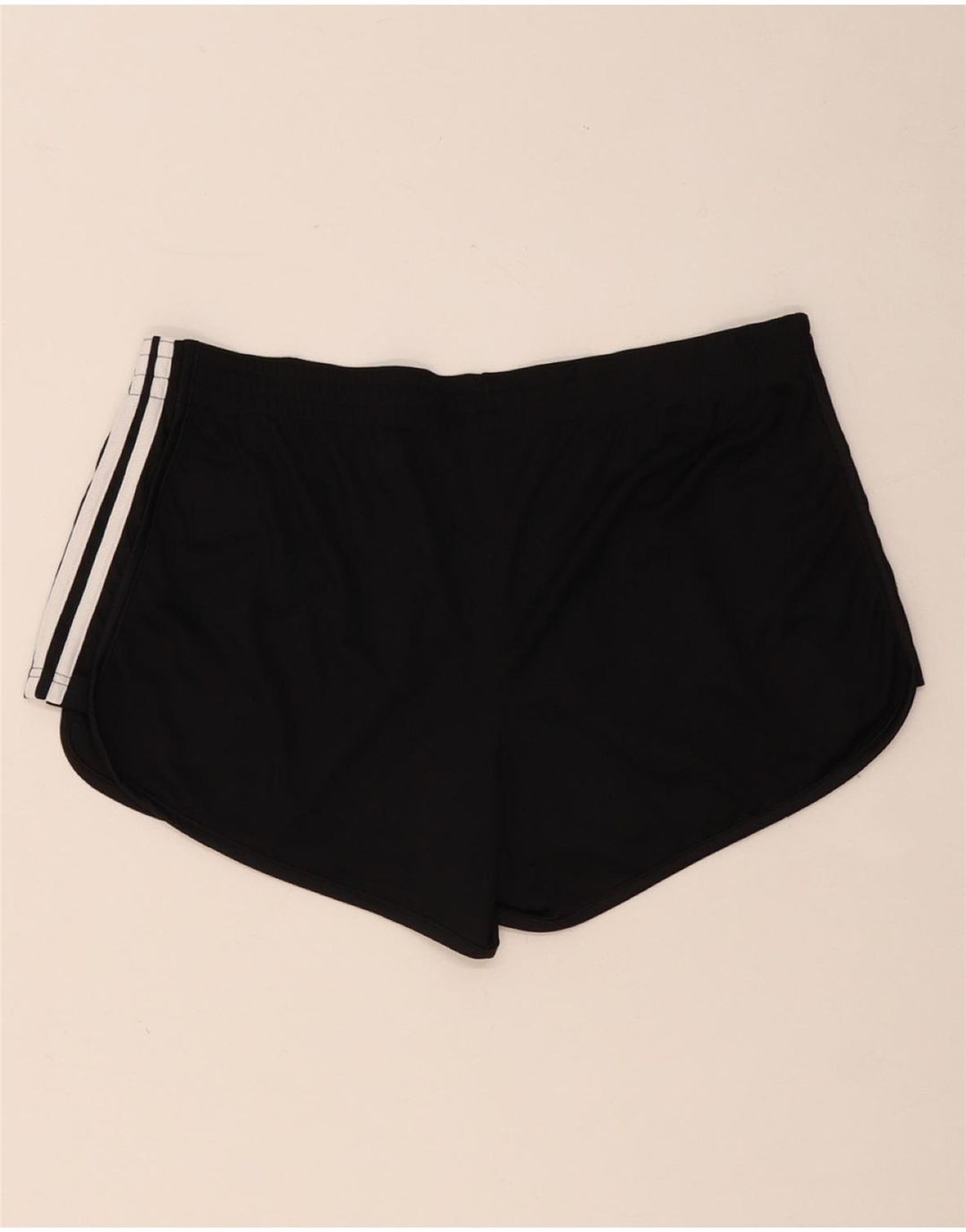 Damskie spodenki sportowe ADIDAS UK 16/18, duże, czarne, poliestrowe