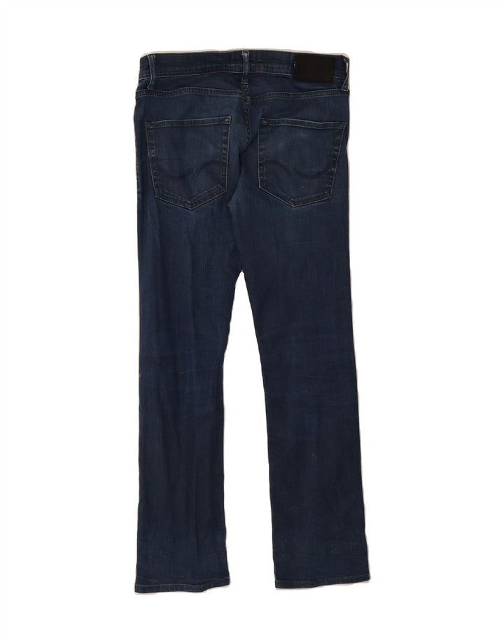 JACK & JONES Womens Clark Regular Fit Slim Jeans W32 L32 Blue Cotton Vintage Jack & Jones and Second-Hand Jack & Jones from Messina Hembry 