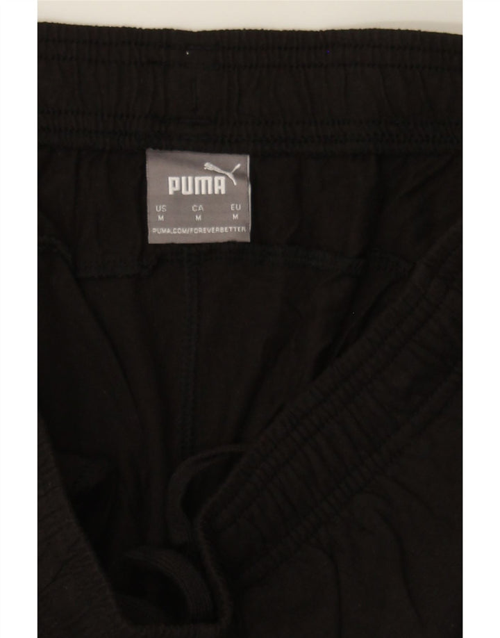 PUMA Mens Graphic Sport Shorts Medium  Black Cotton Vintage Puma and Second-Hand Puma from Messina Hembry 
