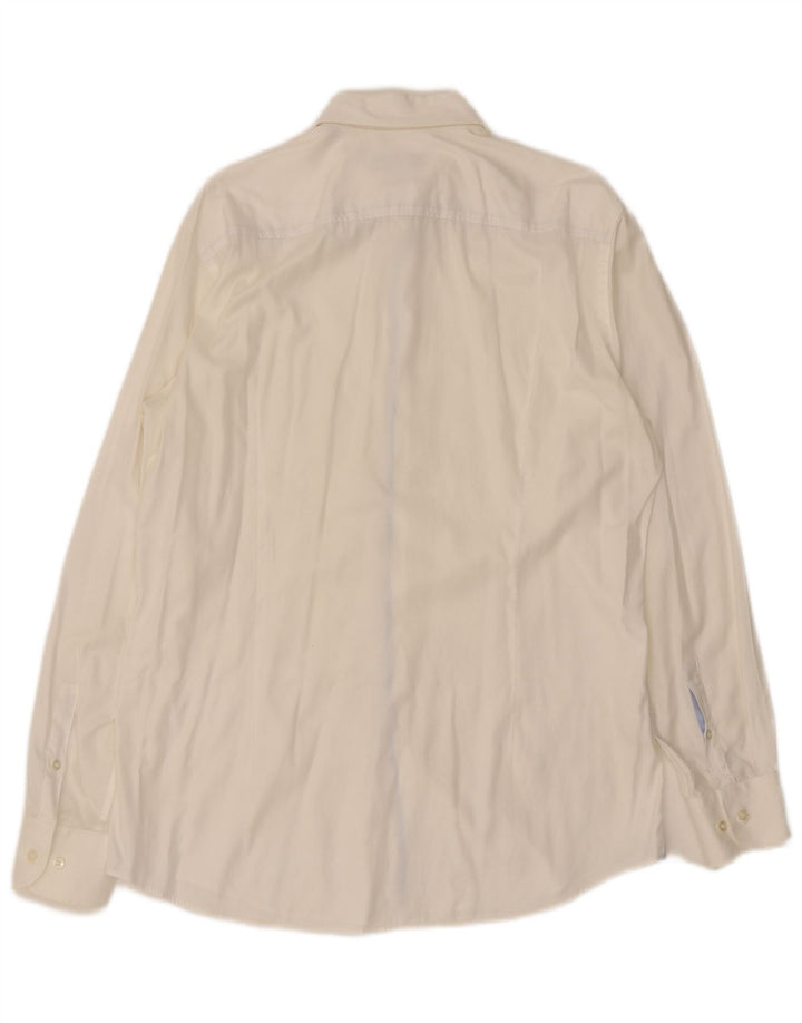 Koszula męska Hugo Boss Slim Fit, rozmiar 16, duża, biała