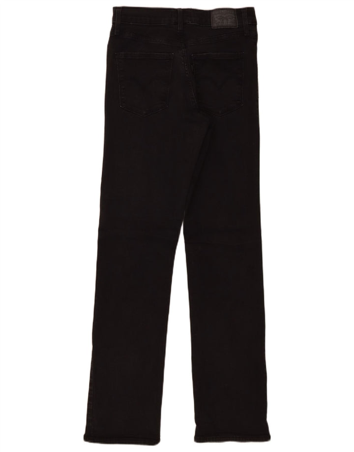 Damskie dżinsy Levi's 314 Shaping Straight W29 L32 Czarna bawełna