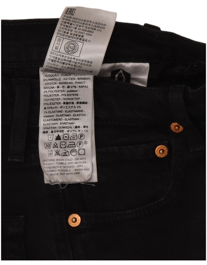 Damskie jeansy Levi's Ribcage Straight W26 L29 Szara bawełna