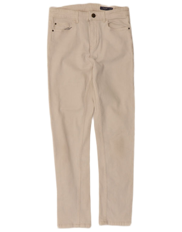 Marks & Spencer Damskie The Lily Slim Jeans UK 10 Małe W28 L27 Beżowa Bawełna