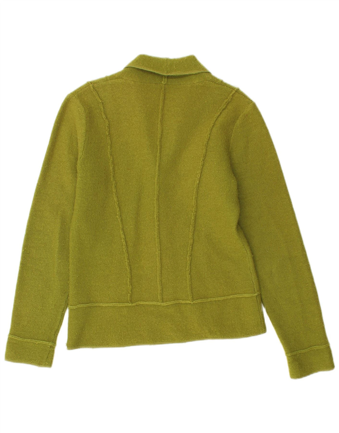 Damska marynarka Hobbs zapinana na 4 guziki UK 10 Small, zielona wełna Merino
