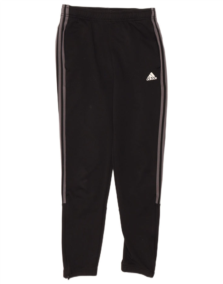 Męskie spodnie dresowe Adidas, średni czarny poliester