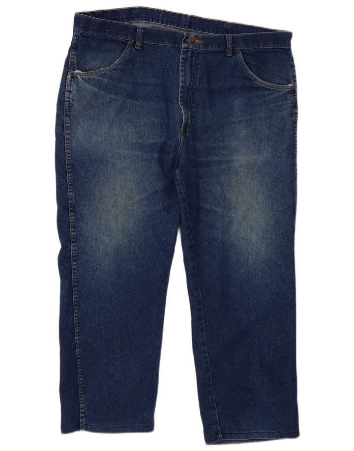 Damskie jeansy proste Wrangler o regularnym kroju W40 L29, niebieskie, bawełniane
