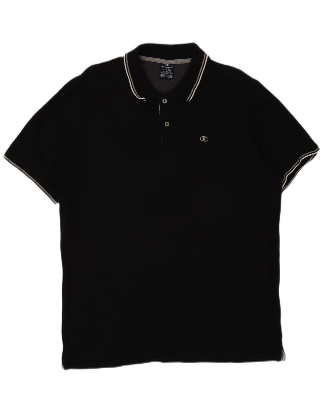 Męska koszulka polo Champion XL, czarna, bawełniana