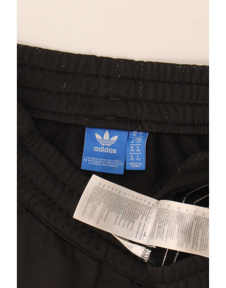 Damskie spodenki sportowe Adidas UK 10, małe, czarne, poliestrowe
