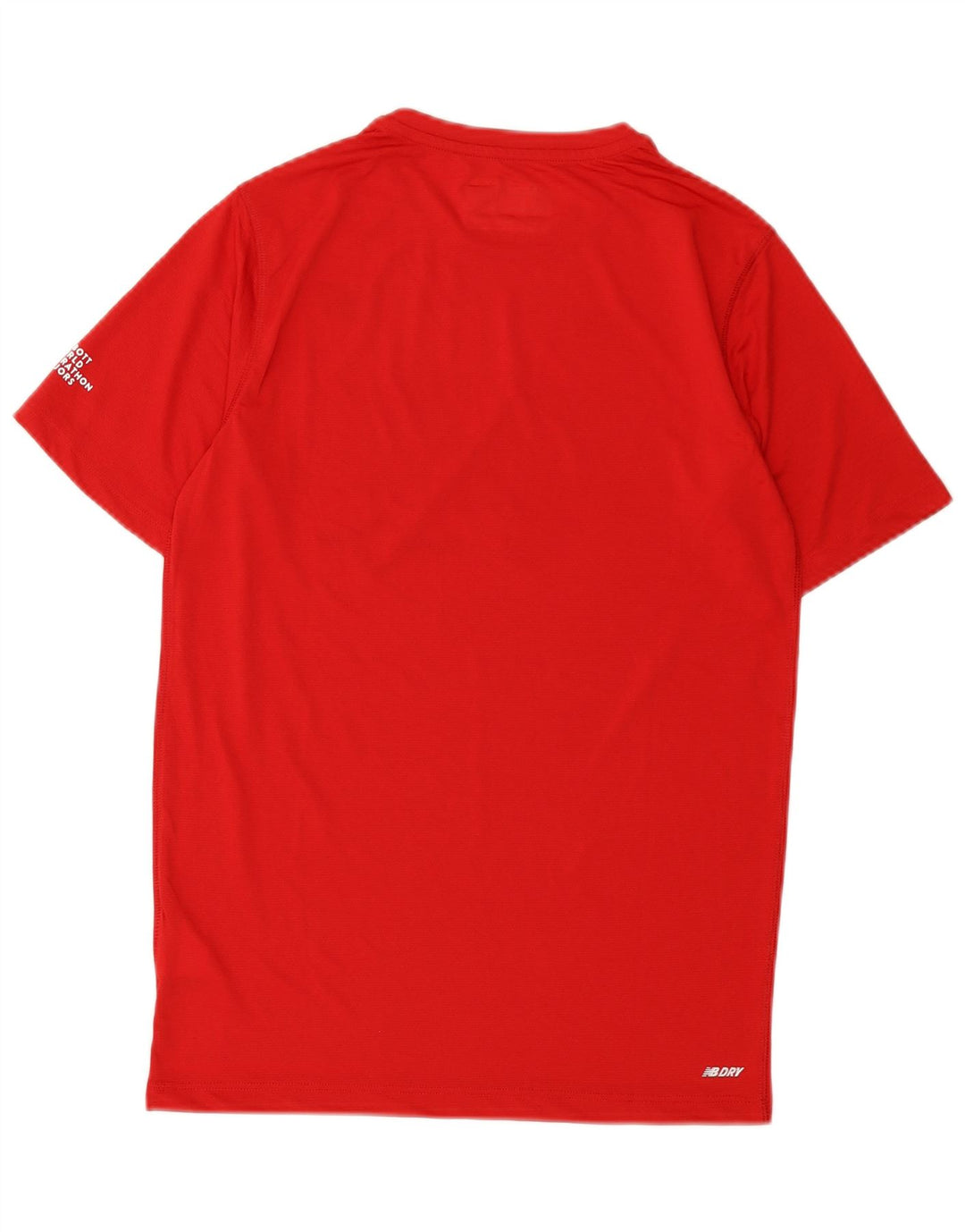 Męska koszulka z grafiką New Balance Top XS, czerwona, poliester