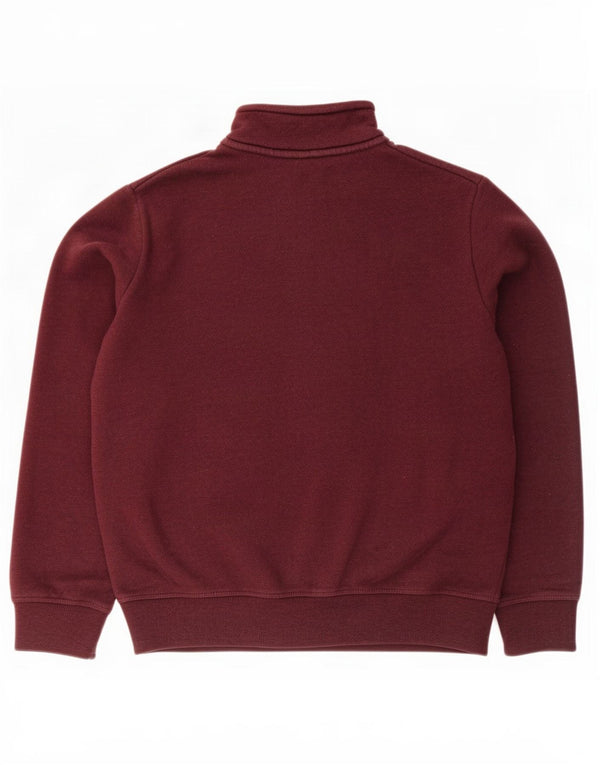 Męski sweter z zamkiem błyskawicznym Superdry XL, bordowy, bawełniany