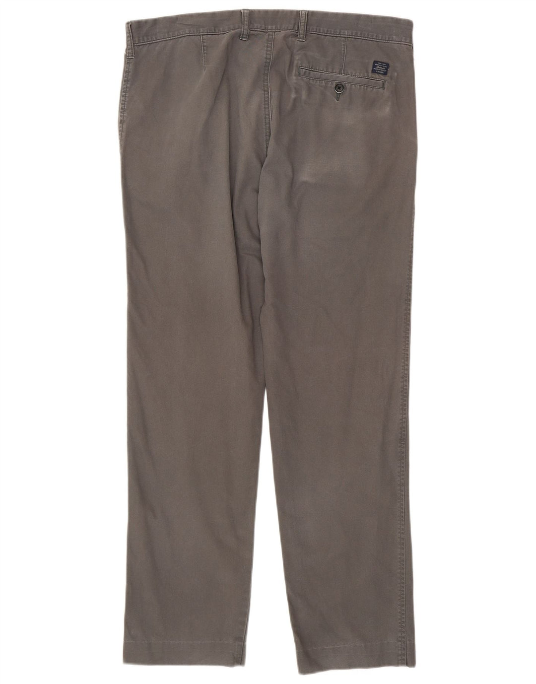 Marks & Spencer Męskie proste spodnie chino W36 L30 Szara bawełna