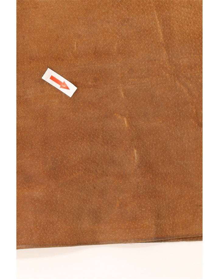 Damska zamszowa spódniczka mini Pimkie IT 44 Medium W32 Brązowa skóra